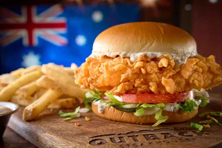 Outback Burgers & Sandwiches Menu 1 Chook Sammie