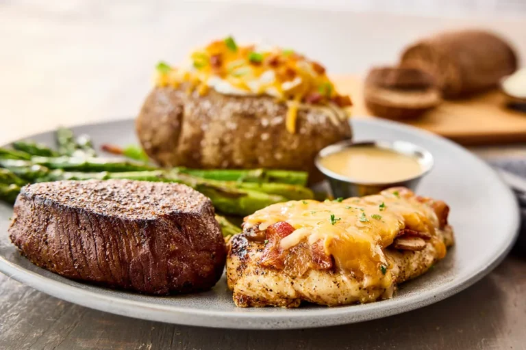 Outback Steakhouse Dinner Menuย 5 Sirloin* & Alice Springs Chicken