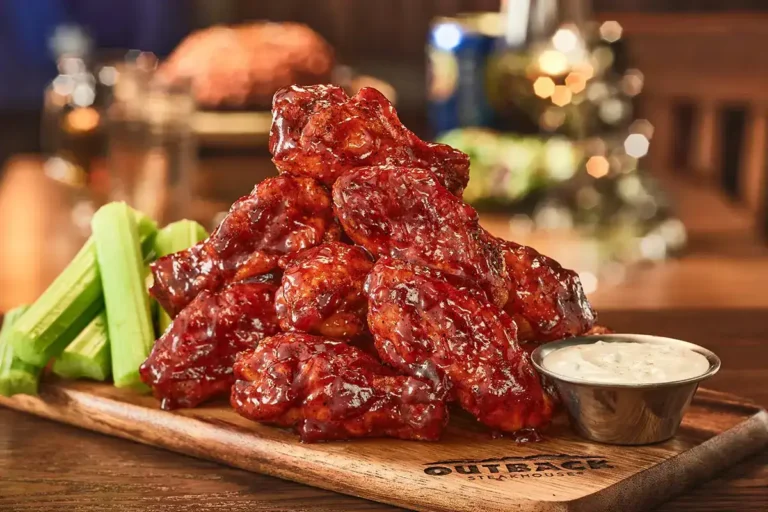 Outback Chicken, Ribs, & More Menu 12 Sweet BBQ Kookaburra Wings Entrée