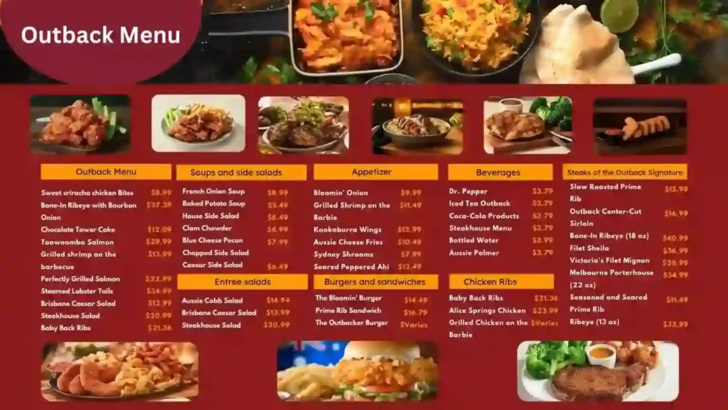 Outback Steakhouse Menu with Prices
